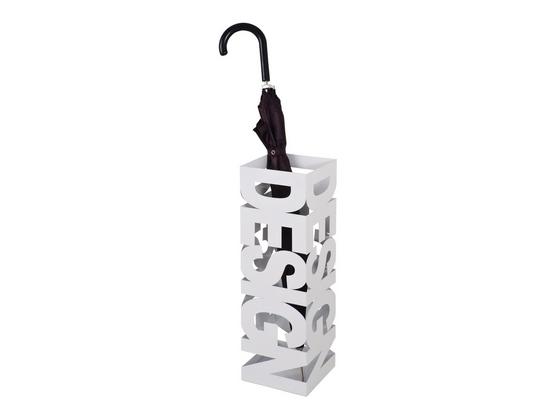 Stojan Na Dáždnik Design - biela, Moderný, kov Stojan Na Dáždnik Design - biela, Moderný, kov