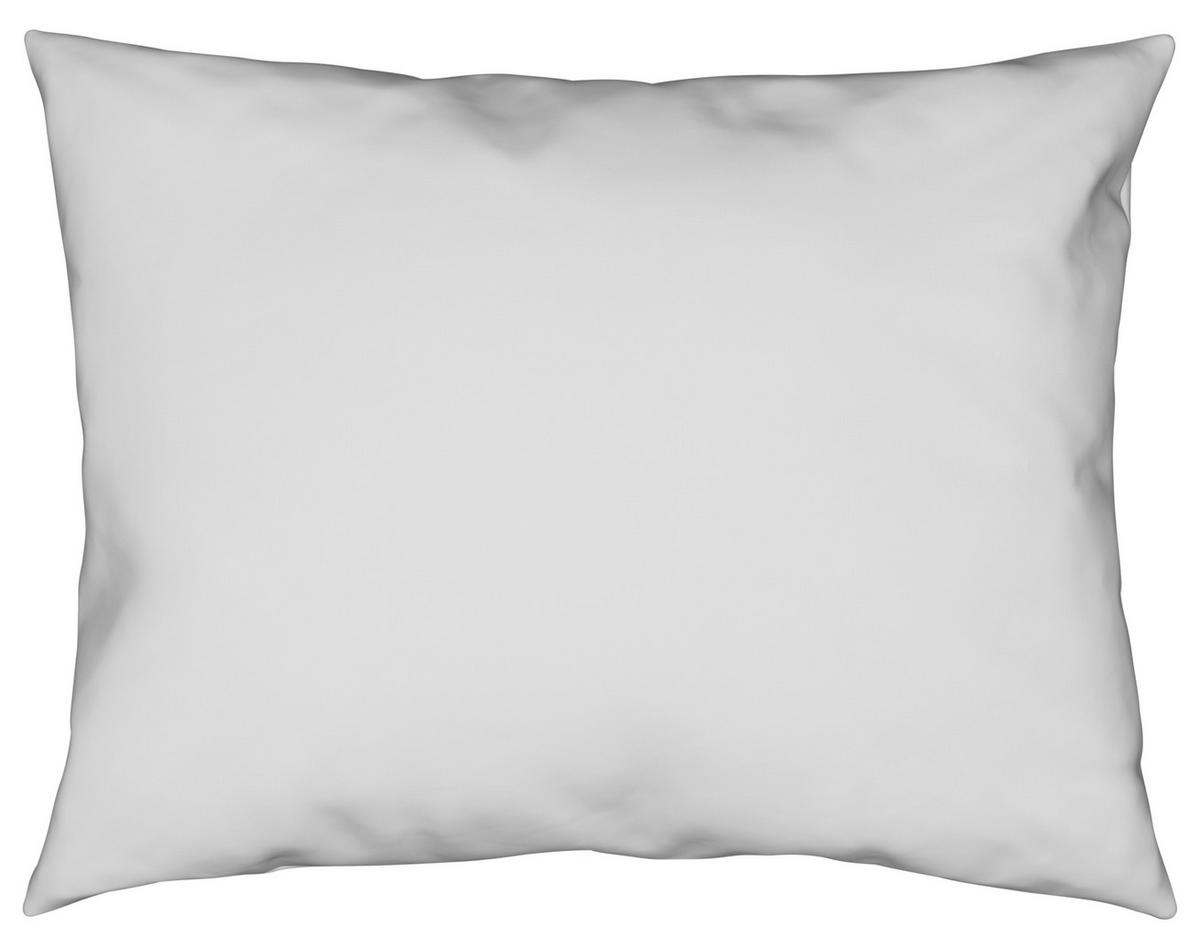 Kissenhülle Vicky 70x90 cm Jersey Silber + Reißverschluss - Silberfarben, KONVENTIONELL, Textil (70/90cm) - Ele