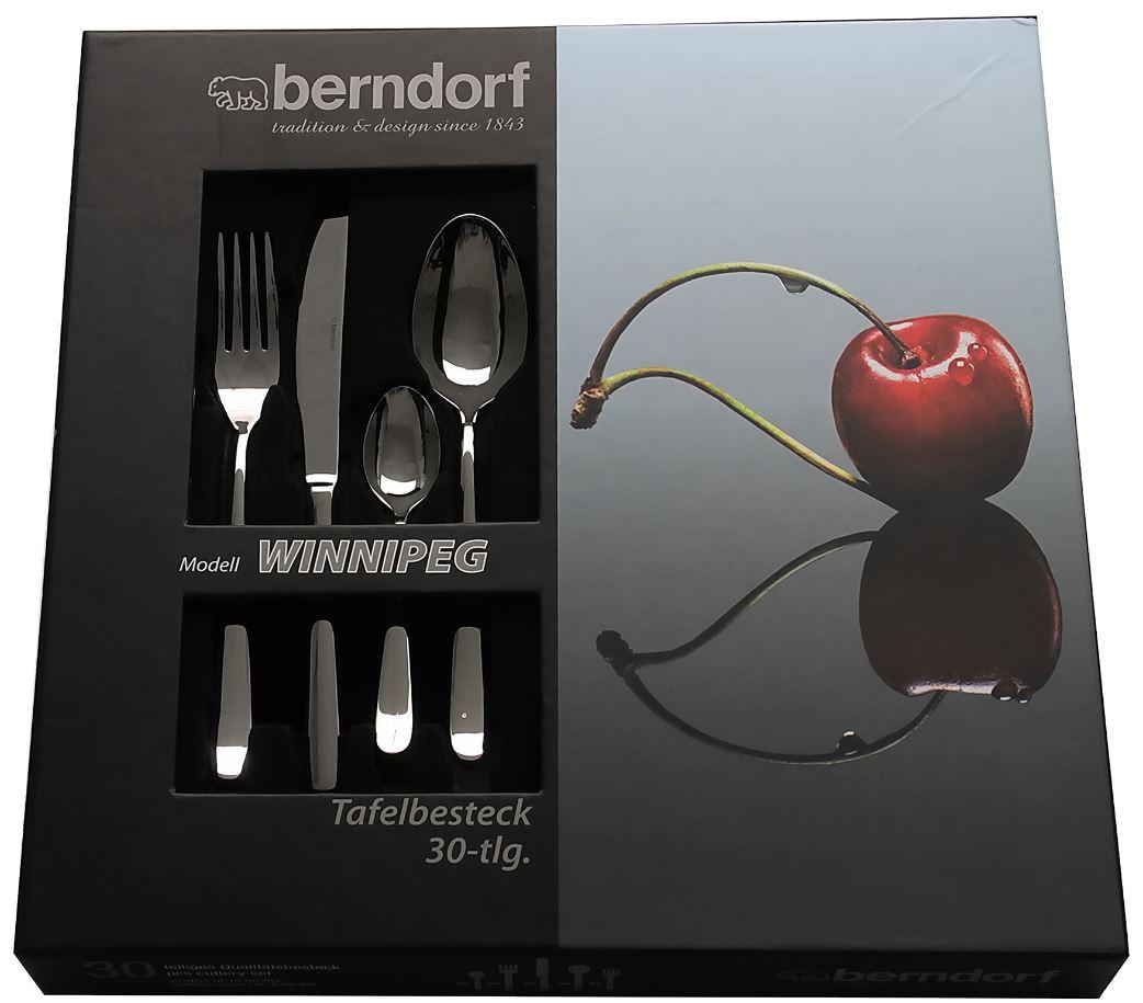 Besteckset 30-teilig Winnipeg Nc Für 6 Personen - Silberfarben, MODERN, Metall - Berndorf