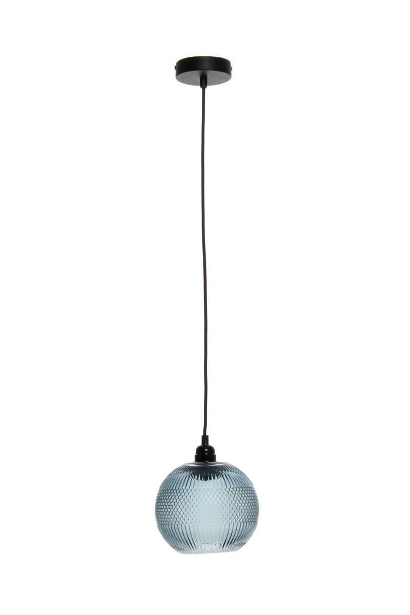 Hängeleuchte Proxima H: 21 Cm 1-Flammig - Blau, Trend, Glas (19/21/19cm) - Kayoom