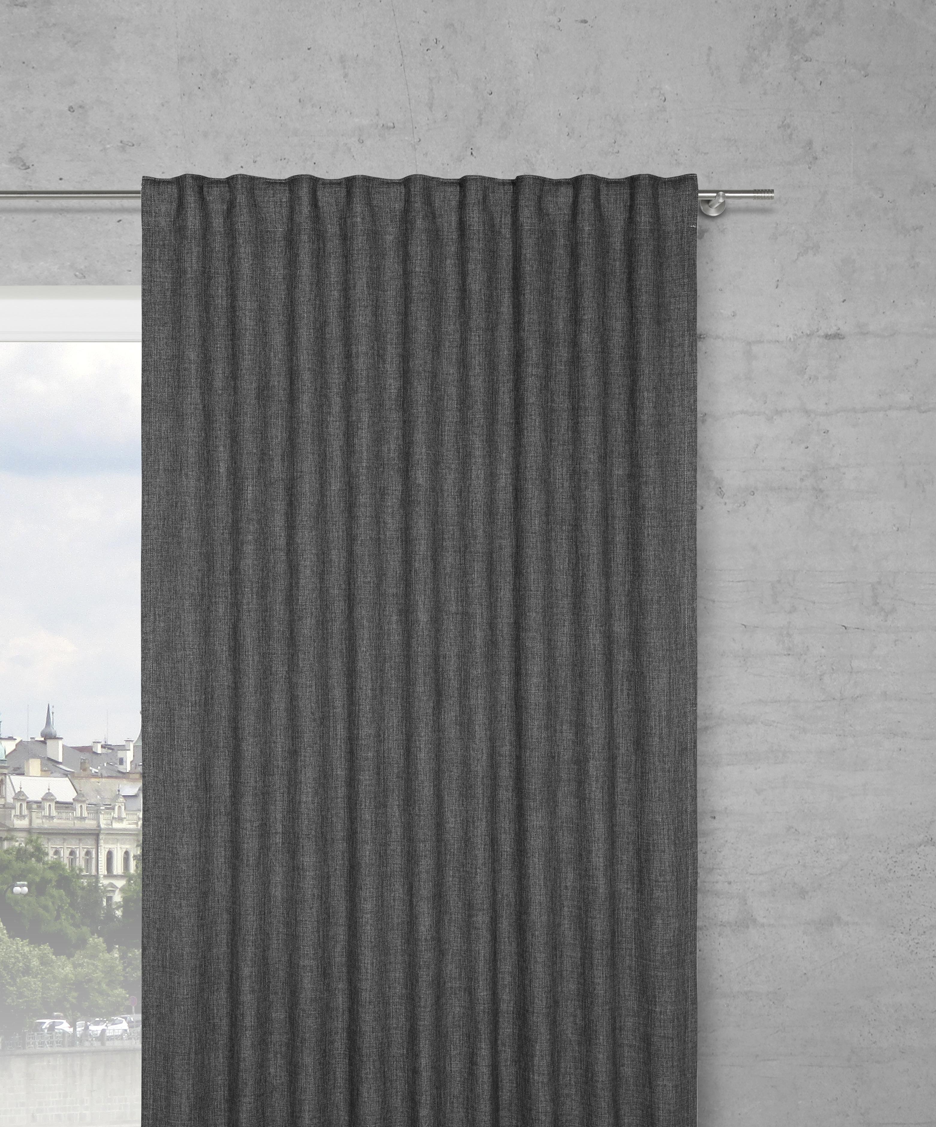 Záves Leo, 135/255cm, Sivá - sivá, textil (135/255cm) - Premium Living