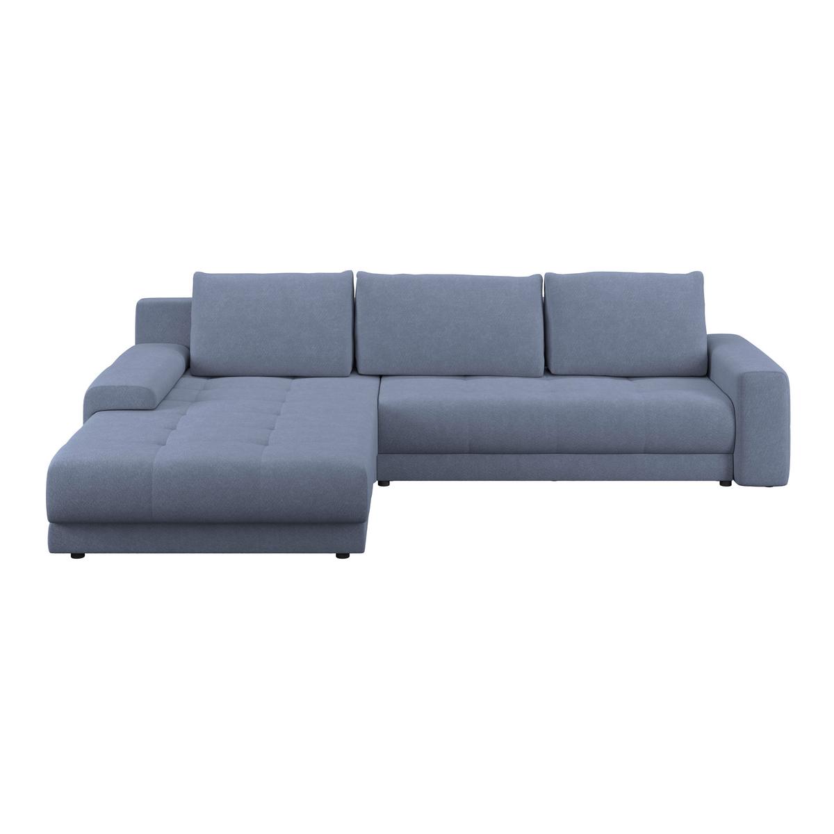 Ecksofa Adria Blau S: 213x308 cm - Blau, Trend, Textil (213/208cm) - Luca Bessoni
