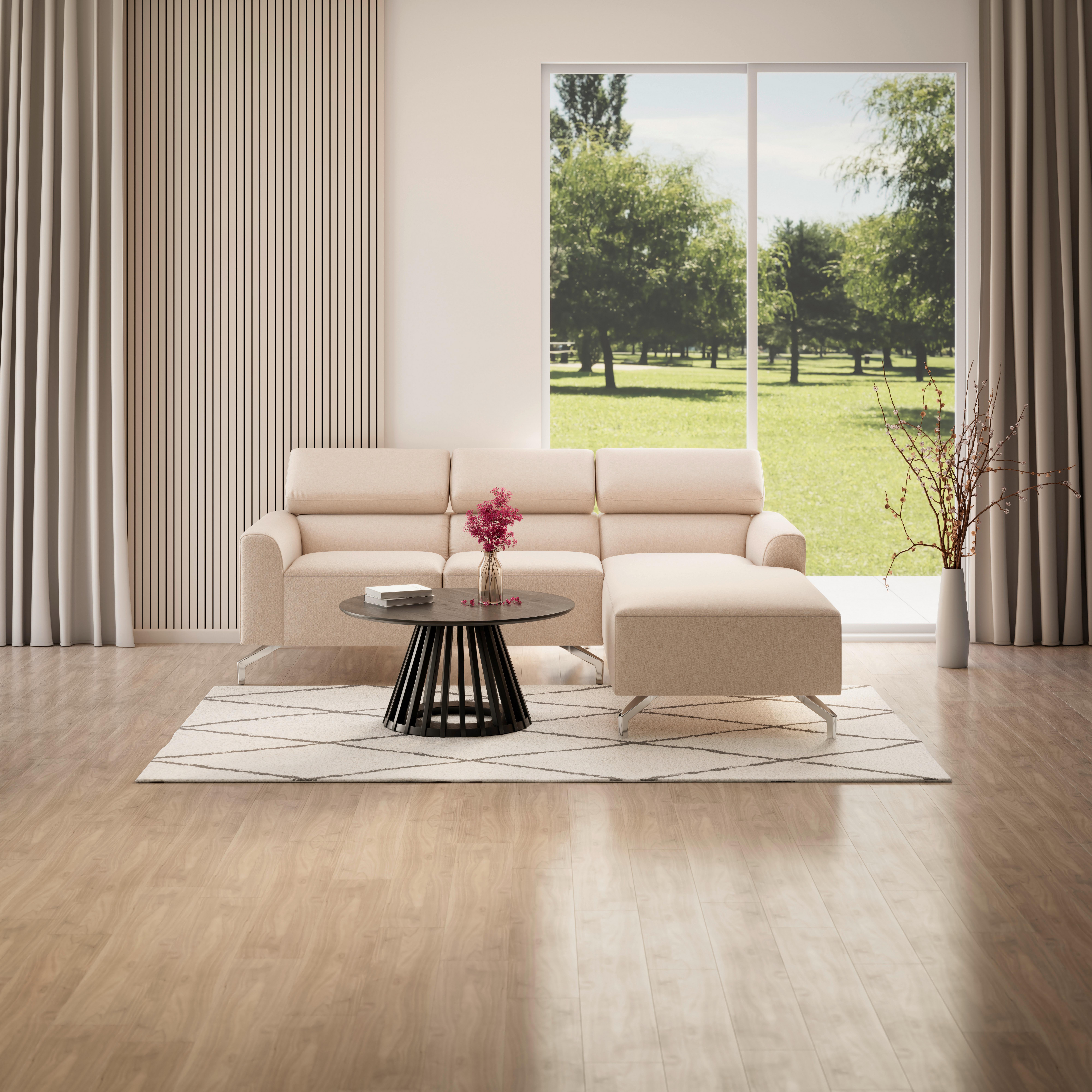 Konferenčný stolík ENNIO čierna - čierna, Modern, drevo/kompozitné drevo (80/40/80cm) - Bessagi Home