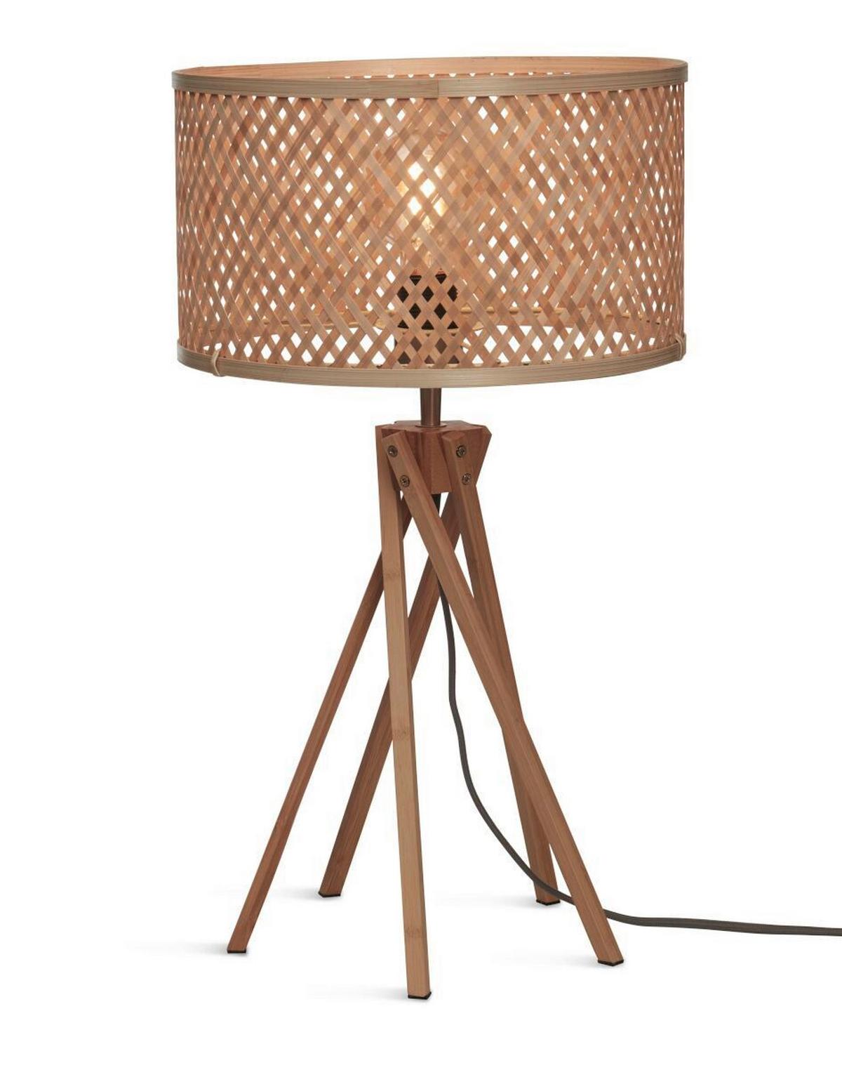 Tischleuchte Java/T/Kl/N/3218/N - Naturfarben, Trend (32/56/32cm) - Good & Mojo