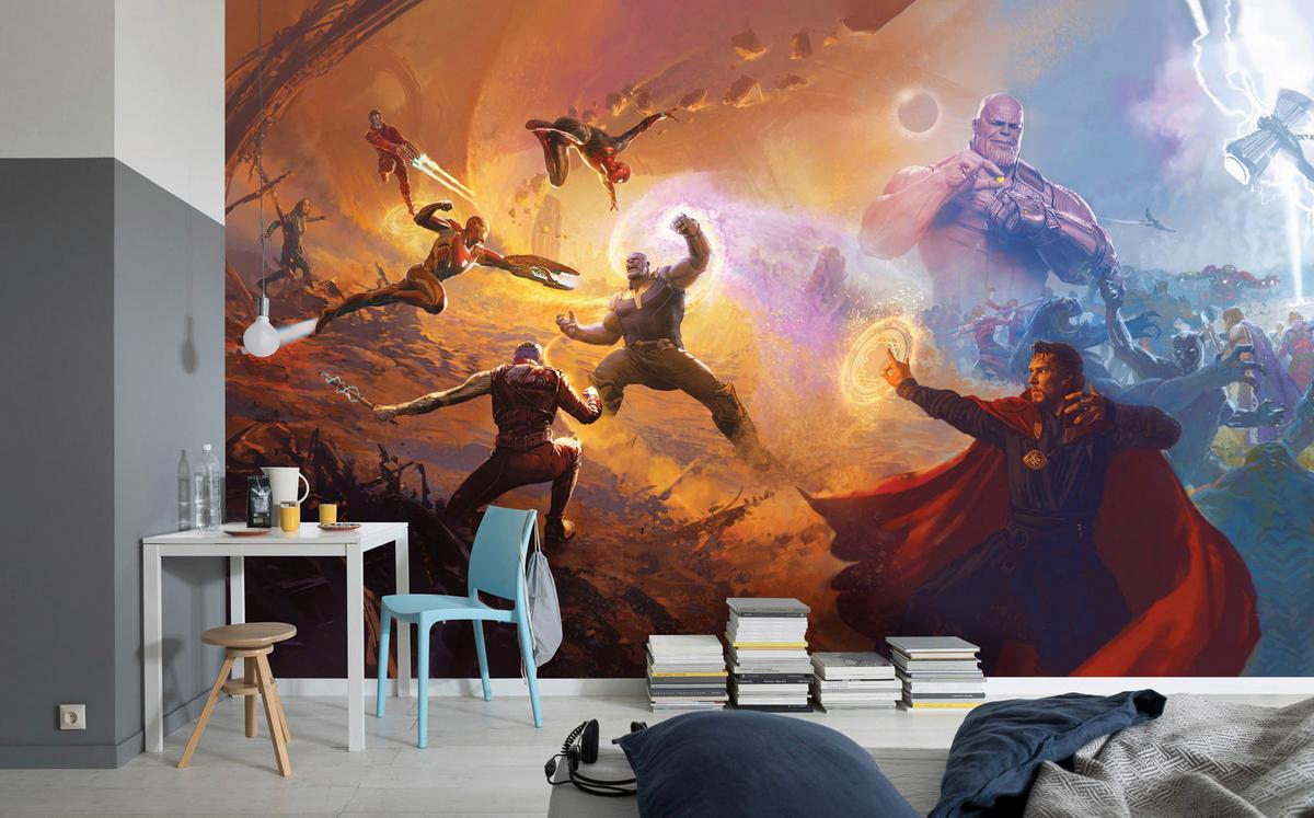 Fototapete Avengers Epic Battles 2 Worlds - Multicolor, Trend, Textil (500/280cm)