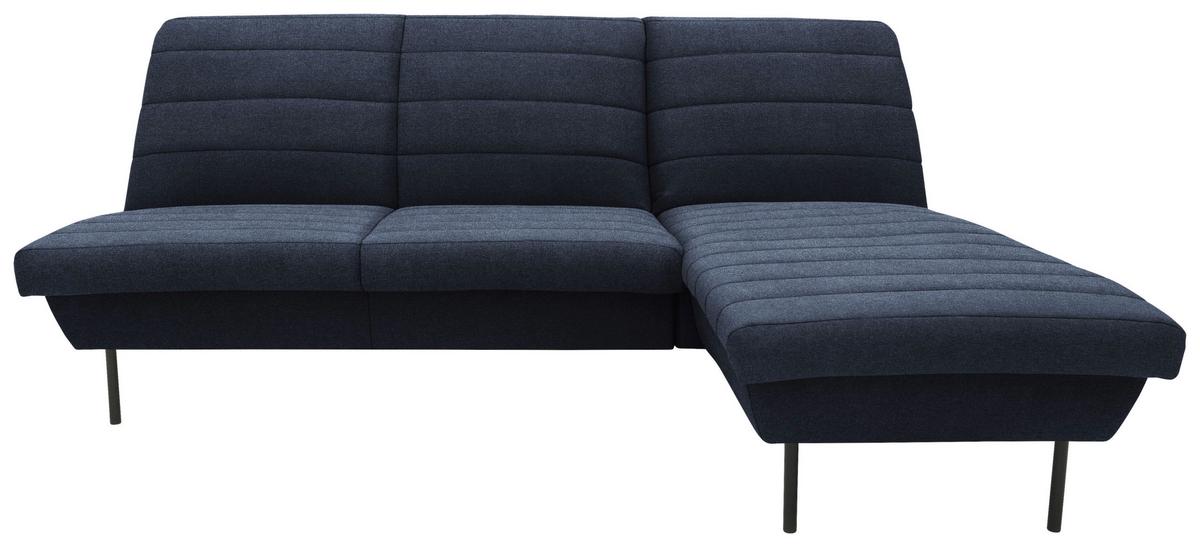 Ecksofa Looks Ix - Blau/Schwarz, Design, Textil (214/168cm) - LOOKS by W.Joop