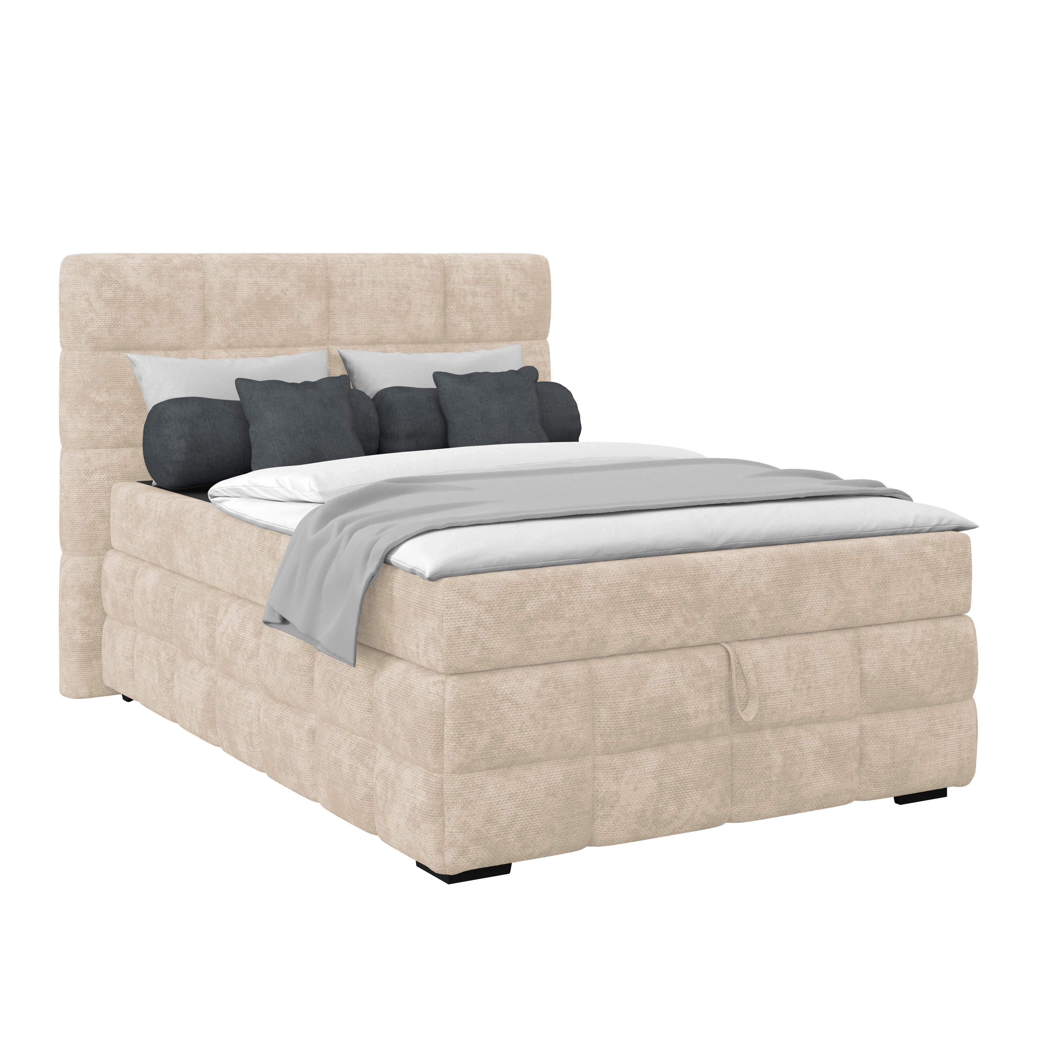 Polsterbett Vega Weiß, 140 X 200 Cm