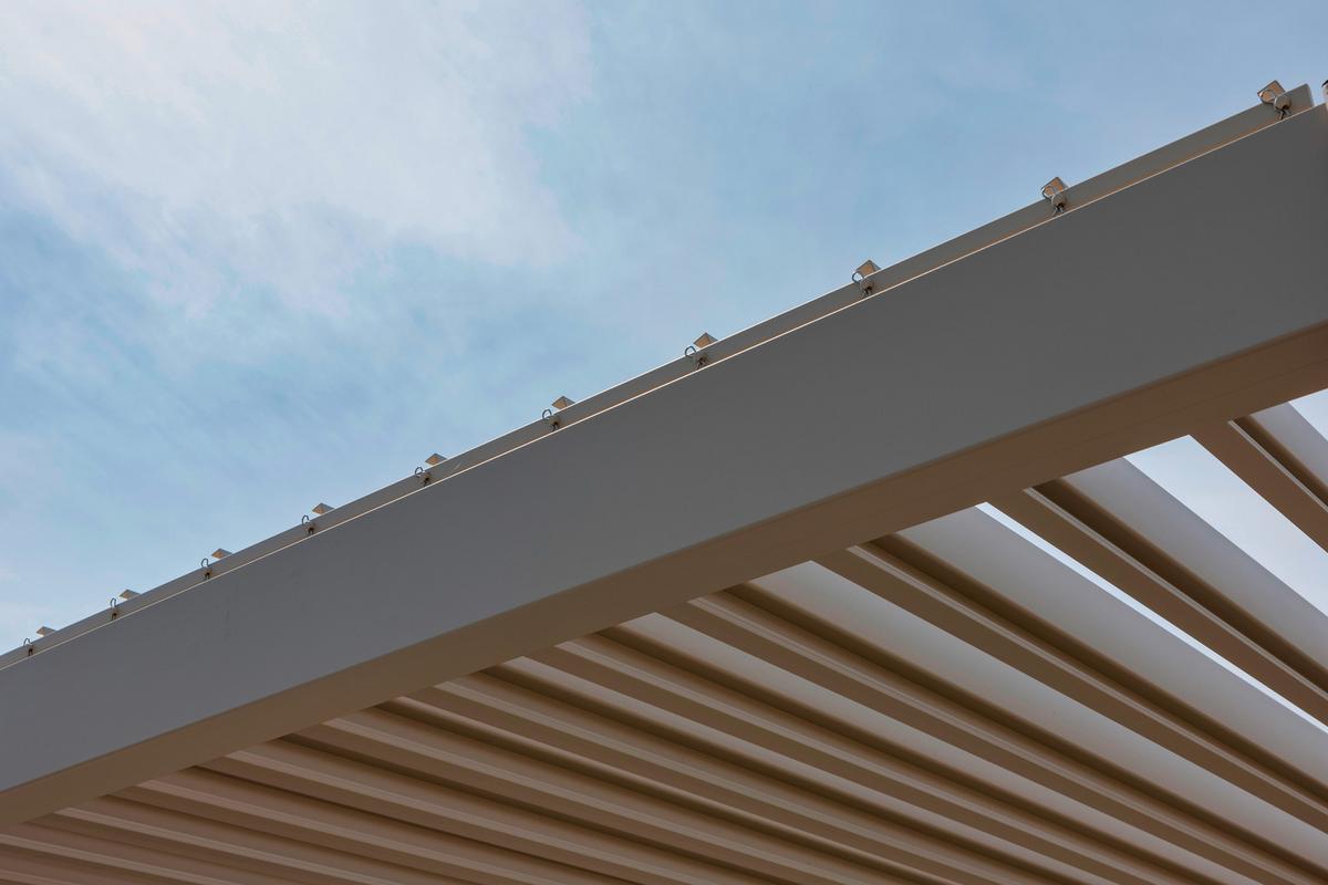 Pergola Deluxe 3x3 M - Grau, LIFESTYLE, Metall (300/250/300cm) - Gardenson