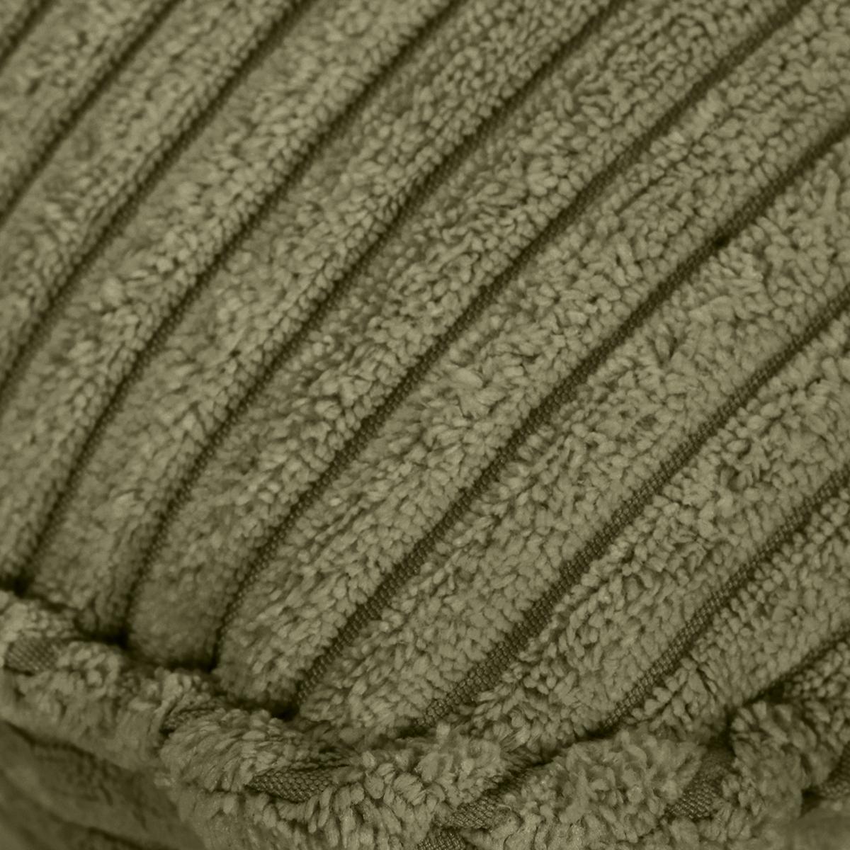 Hocker Lorris - Dunkelgrün/Schwarz, KONVENTIONELL, Textil (60/49/53cm) - MID.YOU