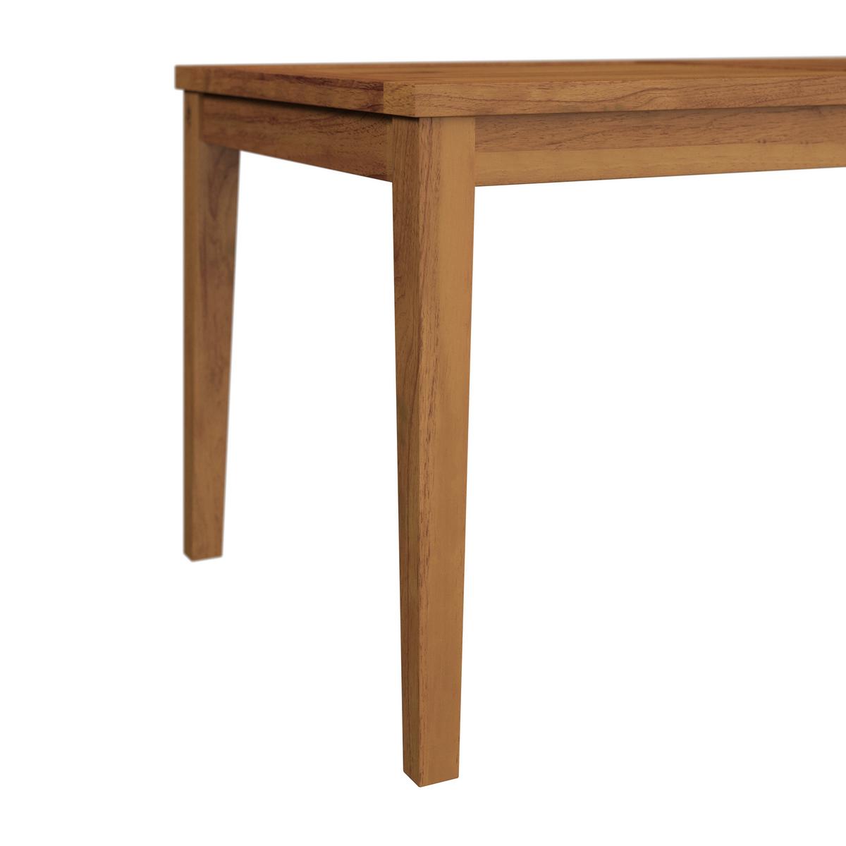 Terasová sedací souprava ENRICA - černá/barvy akácie, Moderní, dřevo/plast (120/84/70cm) - Bessagi Garden