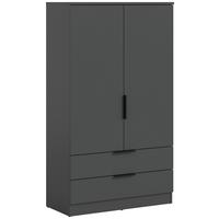 DREHTÜRENSCHRANK Kopenhagen Anthrazit B: 80cm - Anthrazit, MODERN, Holzwerkstoff (80/140/37cm) - Livetastic