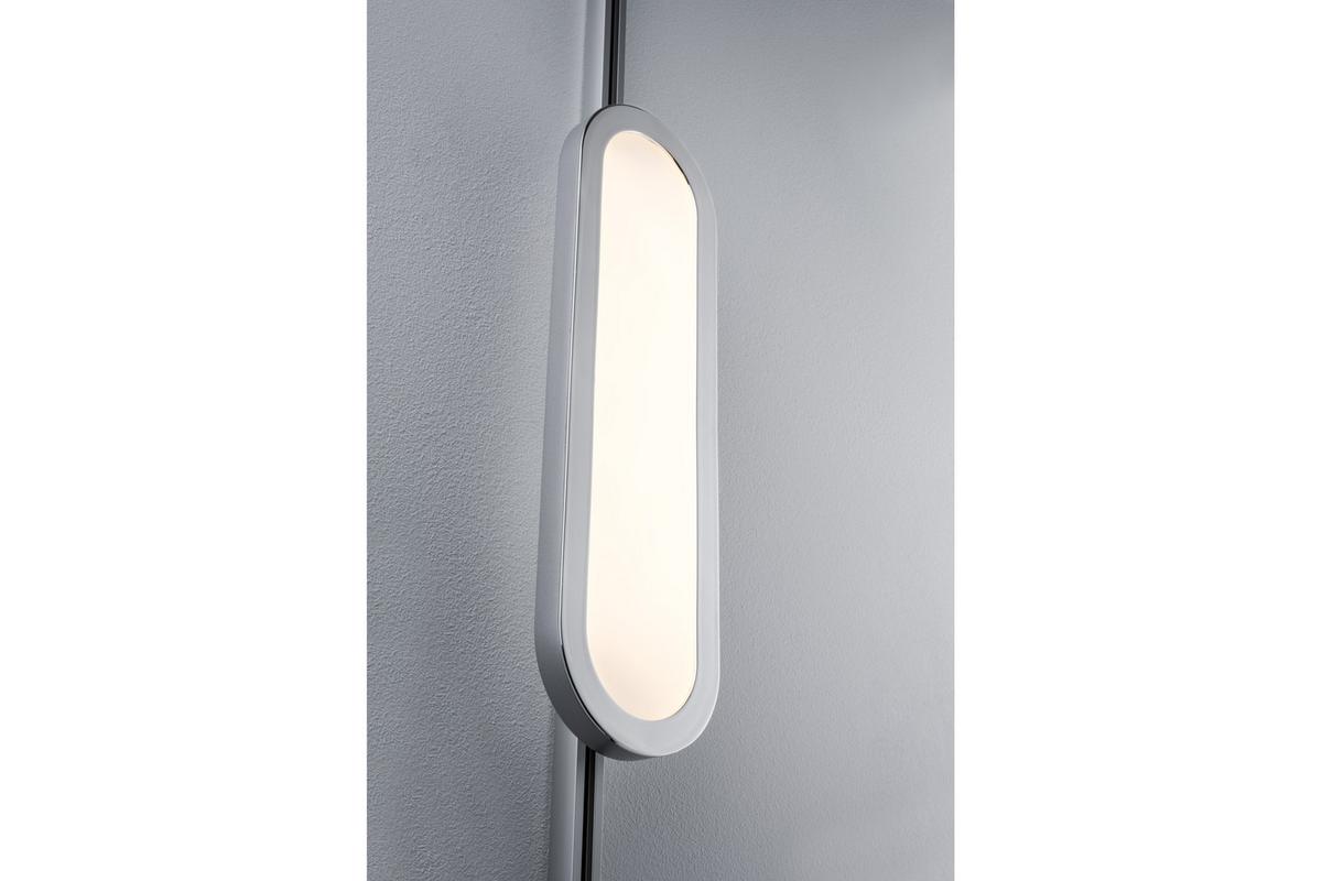 Schienensystem Urail Strahler 95319 Flach - Chromfarben, Design, Kunststoff (38/3,5/11cm) - Paulmann