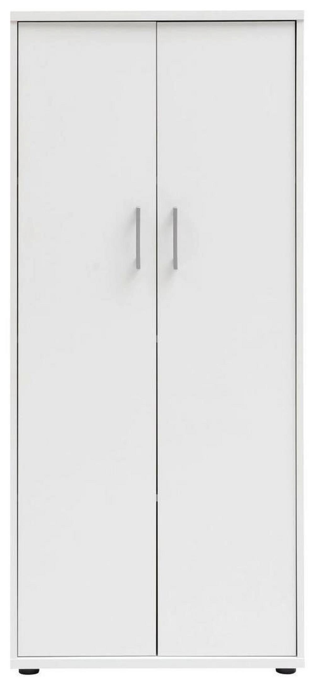 Aktenschrank Serie Weiß B: 65,1 cm - Weiß, Basics, Holzwerkstoff (65,1/146,9/34,5cm) - MID.YOU