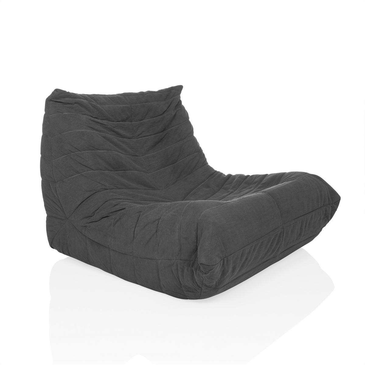 Loungesessel Sitzolo Grau B: 90 cm - Grau, MODERN, Textil (90/72/100cm) - MID.YOU