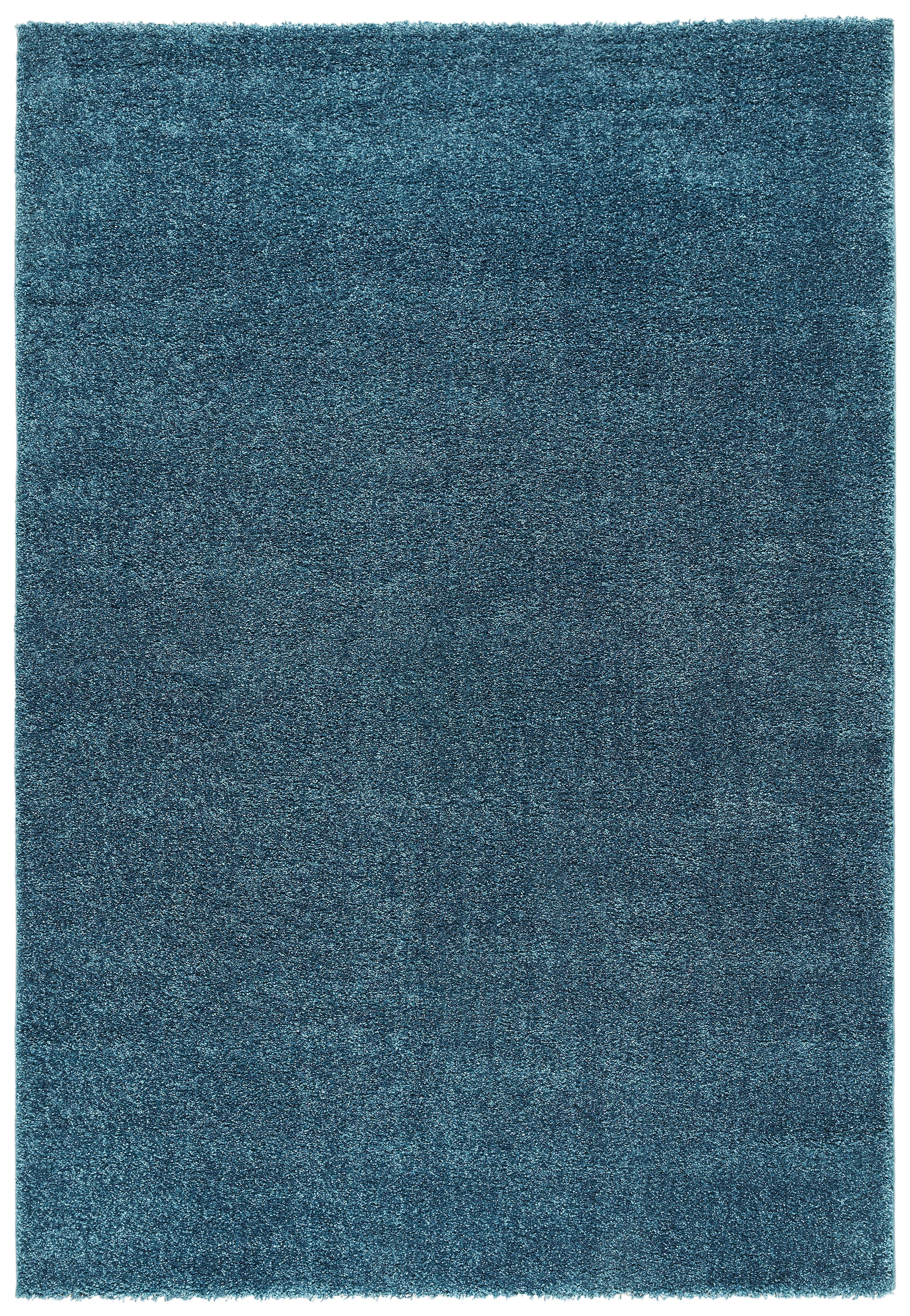 Tkaný Koberec Rubin 1, 80/150cm, Modrá - modrá, Moderní (80/150cm) - Modern Living