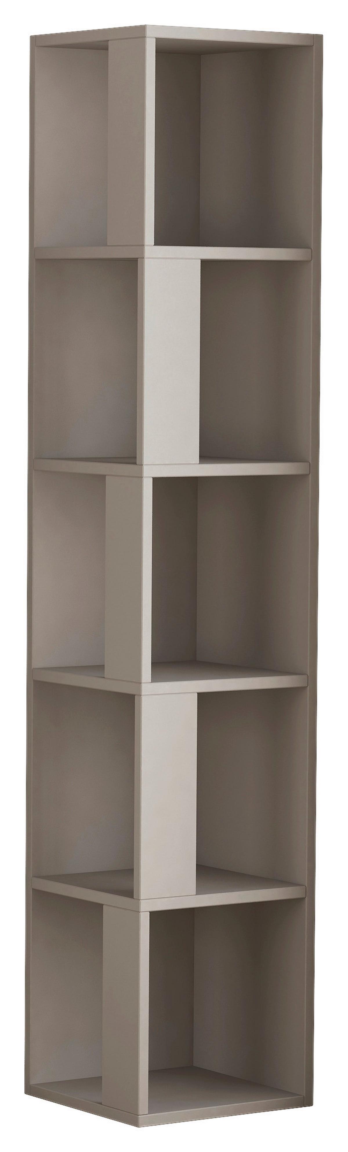 Eckregal Piano Eckregal - Beige, Design, Holzwerkstoff (32/159/32cm) - Livetastic