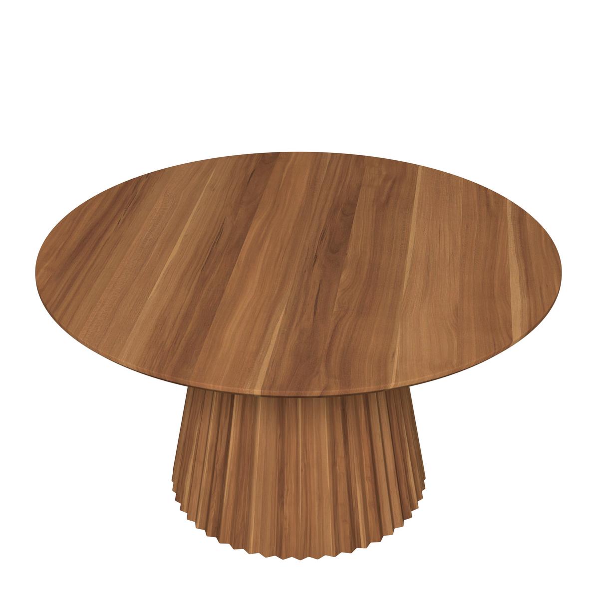 Jedálenský stôl ALLEGRA 140 - farba akácie/prírodná farba, Modern, drevo (140/76cm) - Bessagi Home