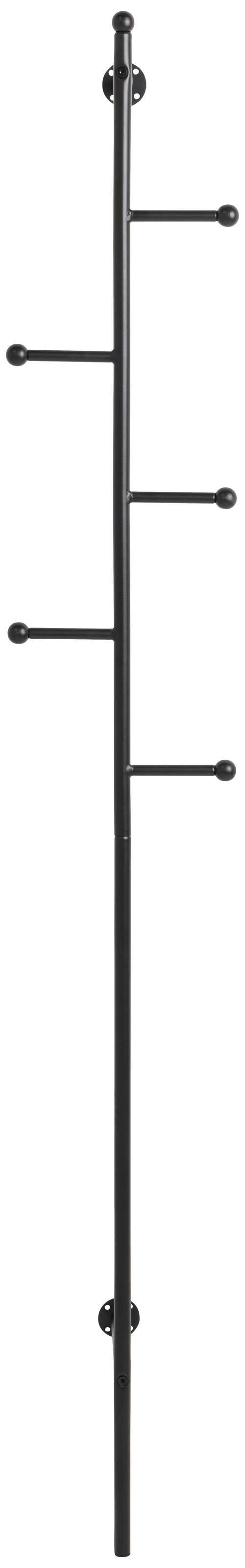 Vešiak na odevy Aspen, výška 171 cm - čierna, Modern, kov (24,6/171,2/20,7cm) - MID.YOU