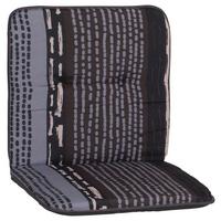 Sesselauflage Mxc - Schwarz/Grau, Basics, Textil (96/47/5cm) - Beo