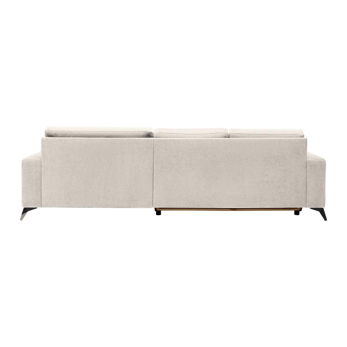 Rohová sedačka SUNNY, oboustranná, ecru - ecru, Moderní, textil (290/87/178cm) - Mömax