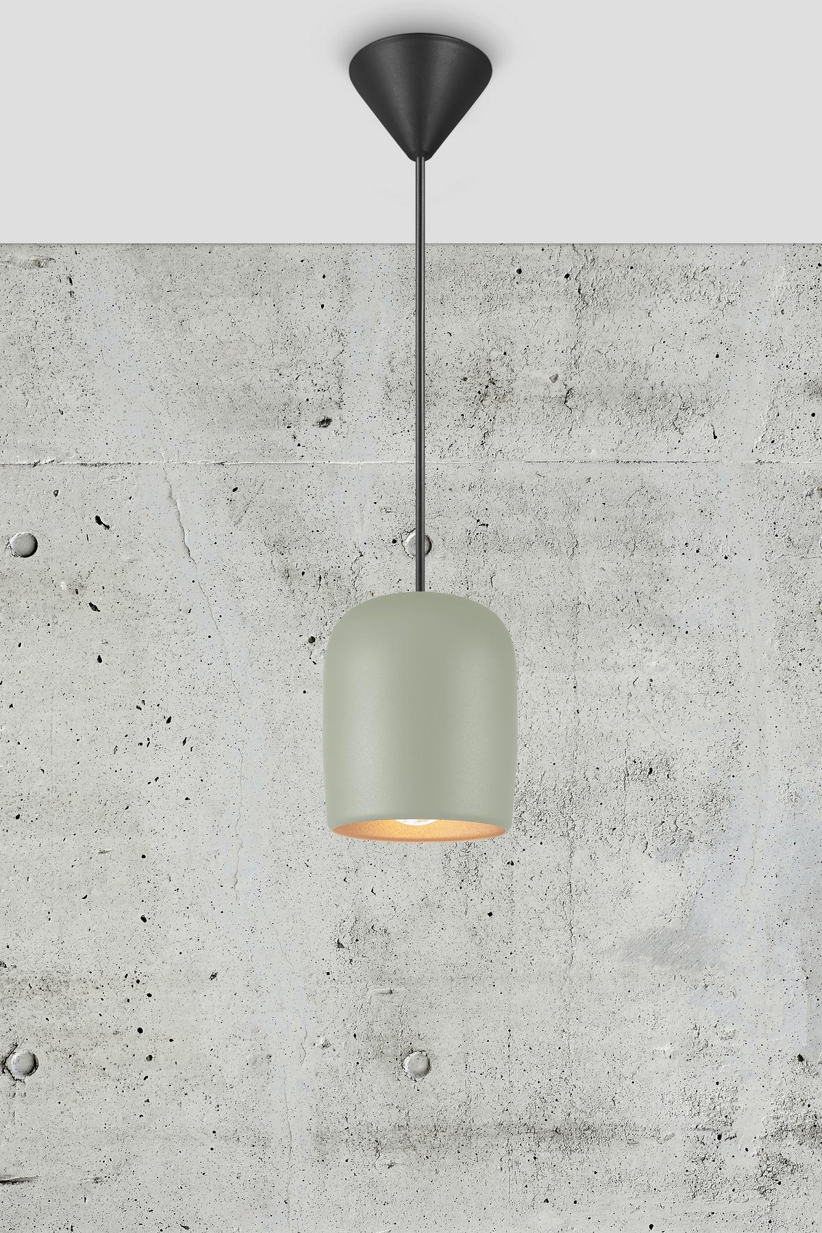 Hängeleuchte Notti Grün D: 10 cm - Grün, Design, Metall (10/12cm) - Nordlux