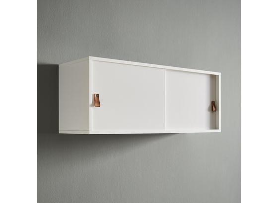 Nástenný Regál Mick - biela, Moderný, drevo (90/35/30cm) - Modern Living Nástenný Regál Mick - biela, Moderný, drevo (90/35/30cm) - Modern Living