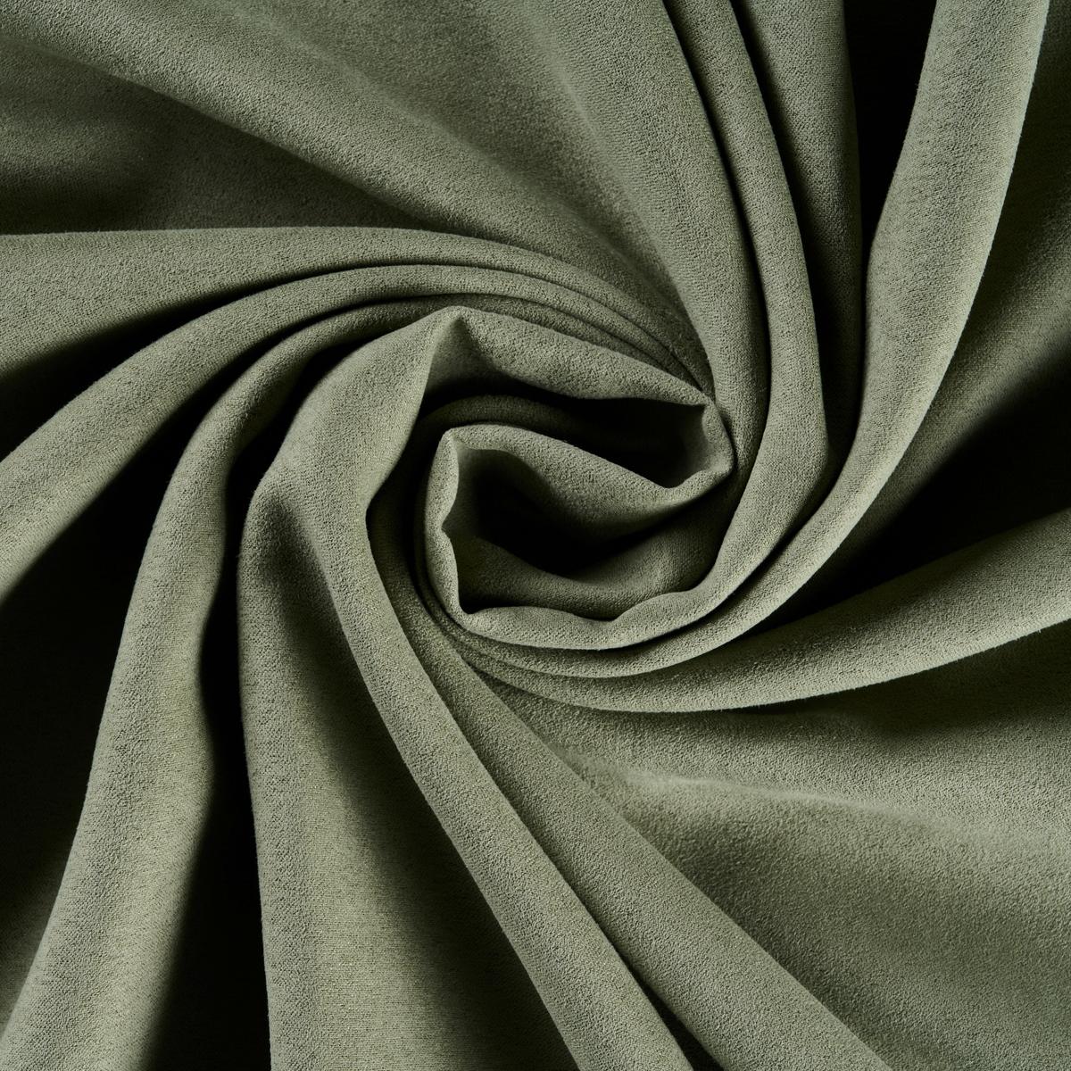 ZÁVĚS S OČKY Velours, 140/245cm, zelená - zelená, Konvenční, textil (140/245cm) - Mömax