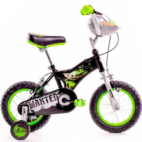 Kinderfahrrad mit Stützrädern Huffy Star Wars 12 - Schwarz/Grün, Basics, Metall (54/84,5/73,5cm)