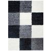 Hochflor Teppich Schwarz Life 80x150 Cm - Schwarz, KONVENTIONELL, Textil (80/150cm) - Novel