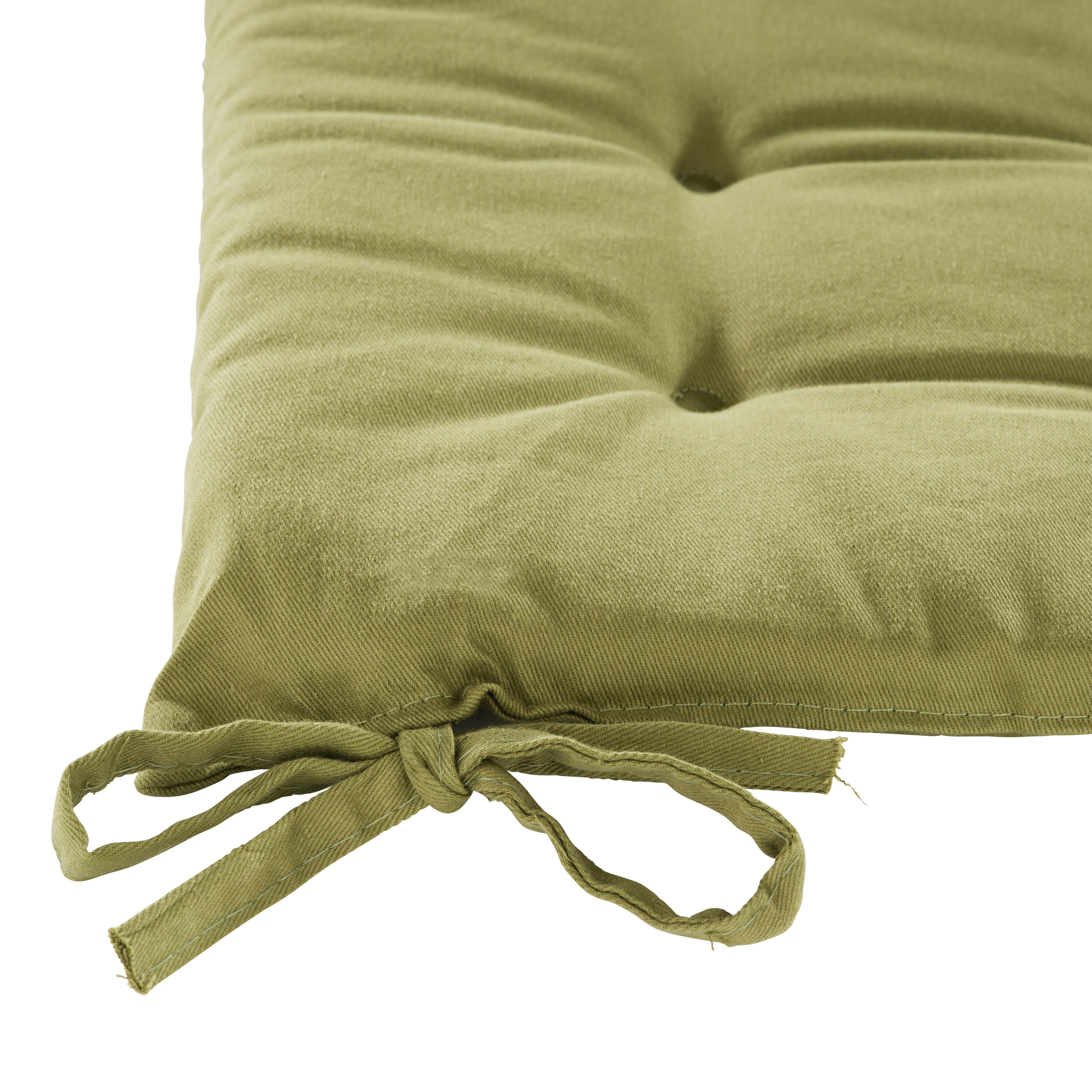 Poduška Na Sedenie Lola,  40/40/2cm, Zelená - zelená, textil (40/40/2cm) - Based