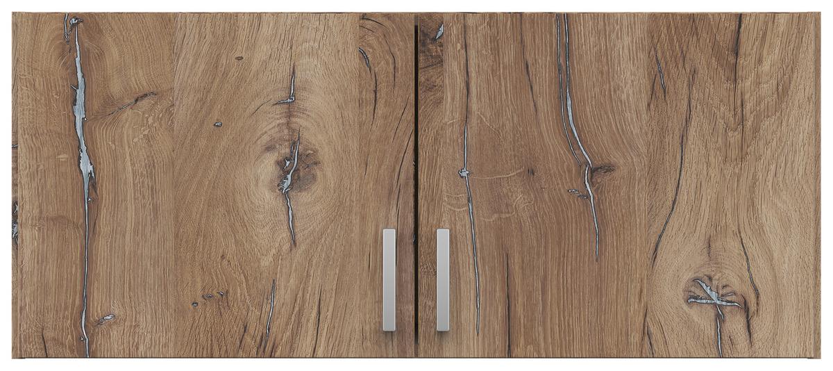 Aufsatzschrank 91 Cm Brando Eiche Dekor - Eichefarben, KONVENTIONELL, Holzwerkstoff (91/39/54cm)