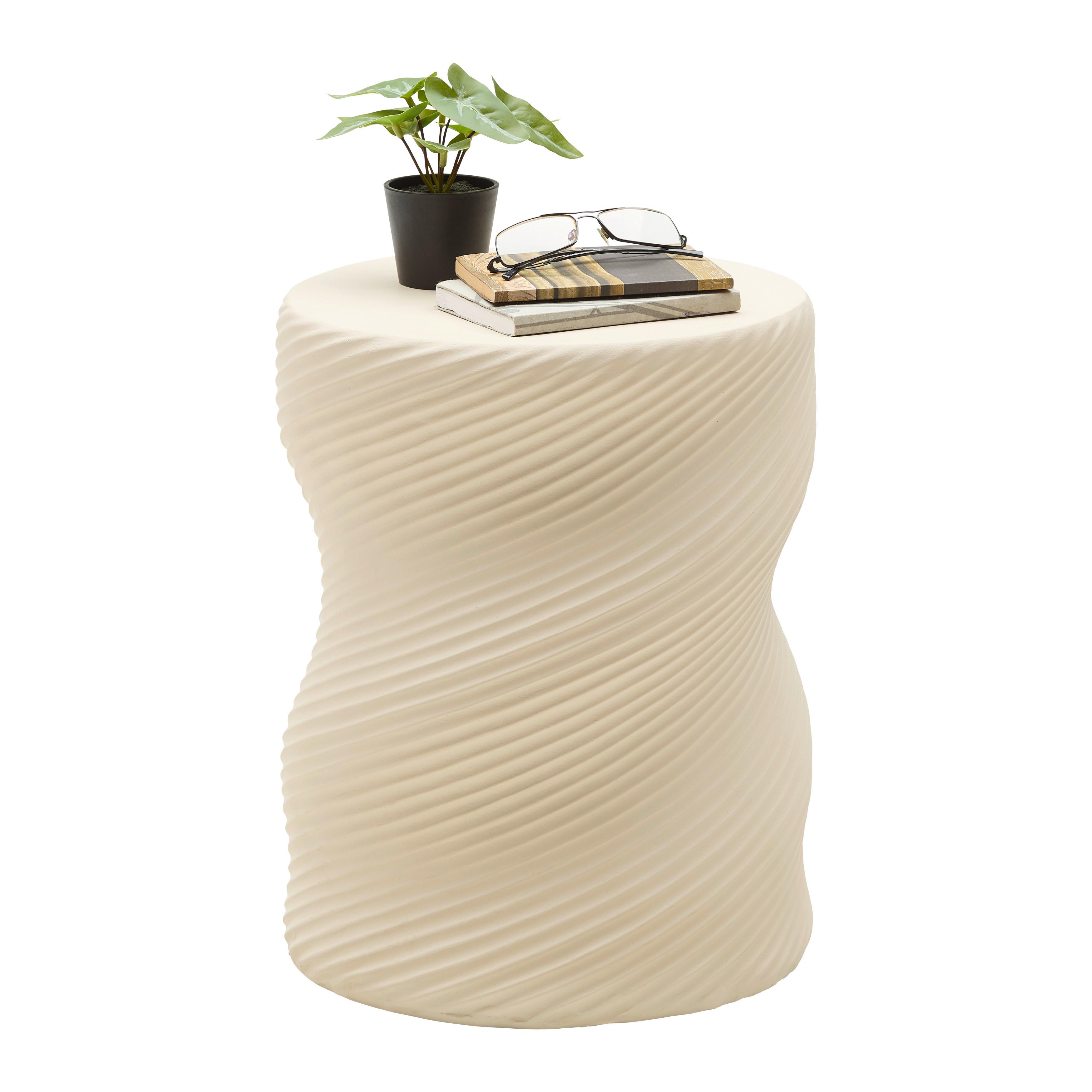 Taburetka Milo, sivobéžová - sivobéžová, Modern, kameň (32/40cm) - Mömax