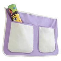 Vrecko na posteľ fialové/béžové - lila/béžová, Konventionell, textil (56/32/2cm) - MID.YOU