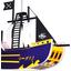 HÄNGELEUCHTE KITA PIRATENSCHIFF - Multicolor, KONVENTIONELL, Kunststoff (43/11,5/80cm) HÄNGELEUCHTE KITA PIRATENSCHIFF - Multicolor, KONVENTIONELL, Kunststoff (43/11,5/80cm)