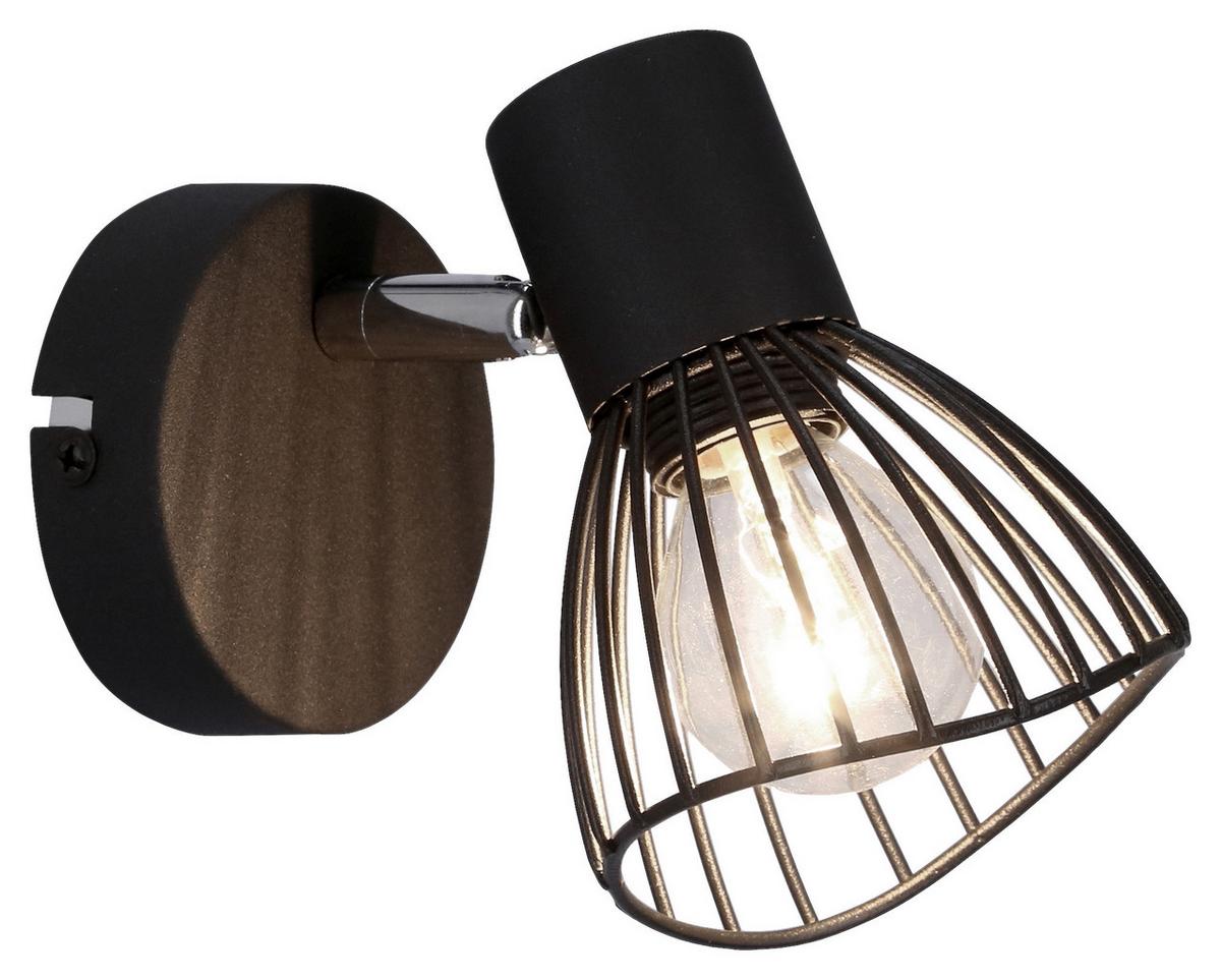 Wandstrahler 91-61881 - Schwarz, Basics, Metall (8/12/12cm)