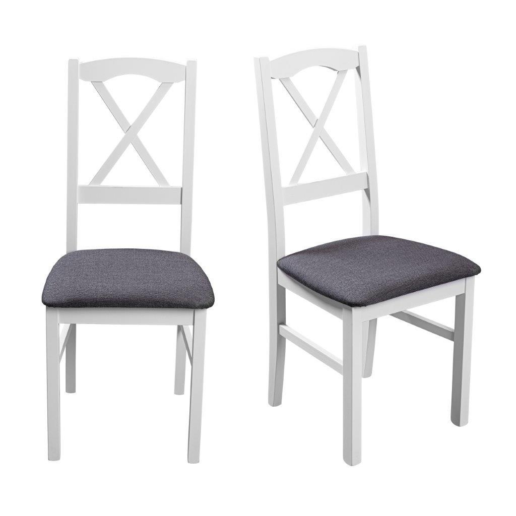Étkezőszék Szett Zofia - antracit/fehér, Lifestyle, fa (40/43-94/43cm)