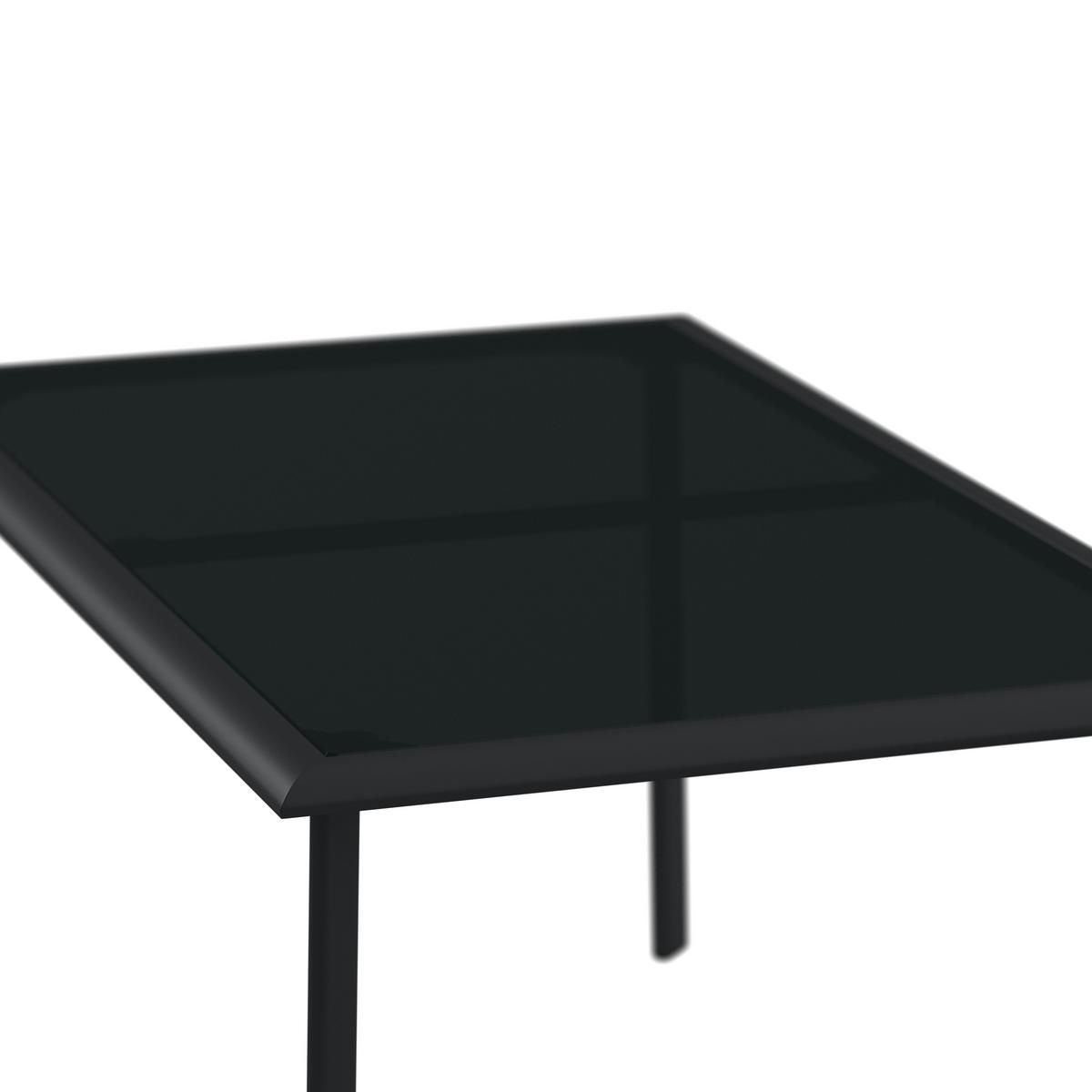 Loungegarnitur Helsinki - Dunkelgrau/Grau, MODERN, Glas/Textil - Luca Bessoni