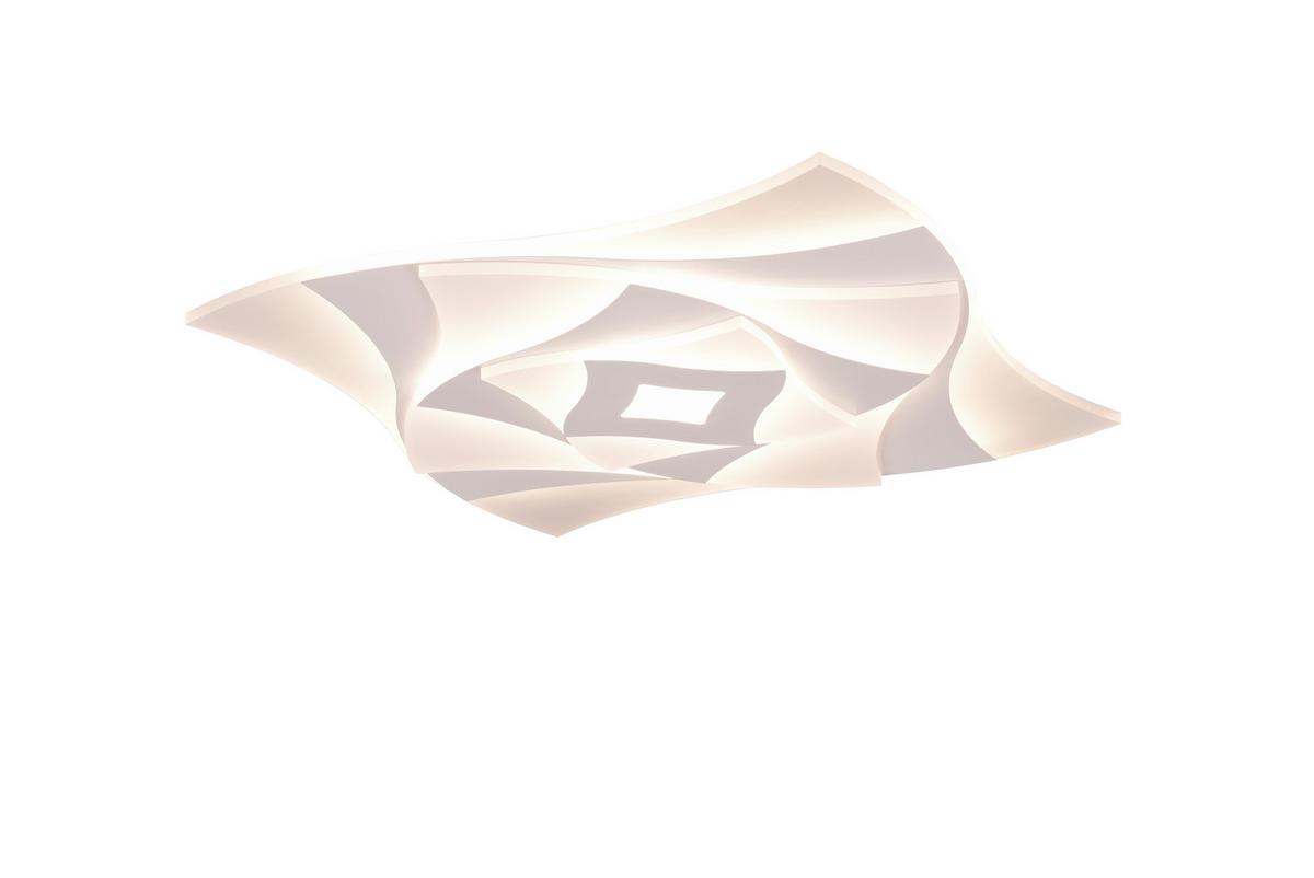 LED-Deckenleuchte 647110131 Akita - Weiß, Design, Kunststoff/Metall (48/48/5,5cm) - Trio Leuchten