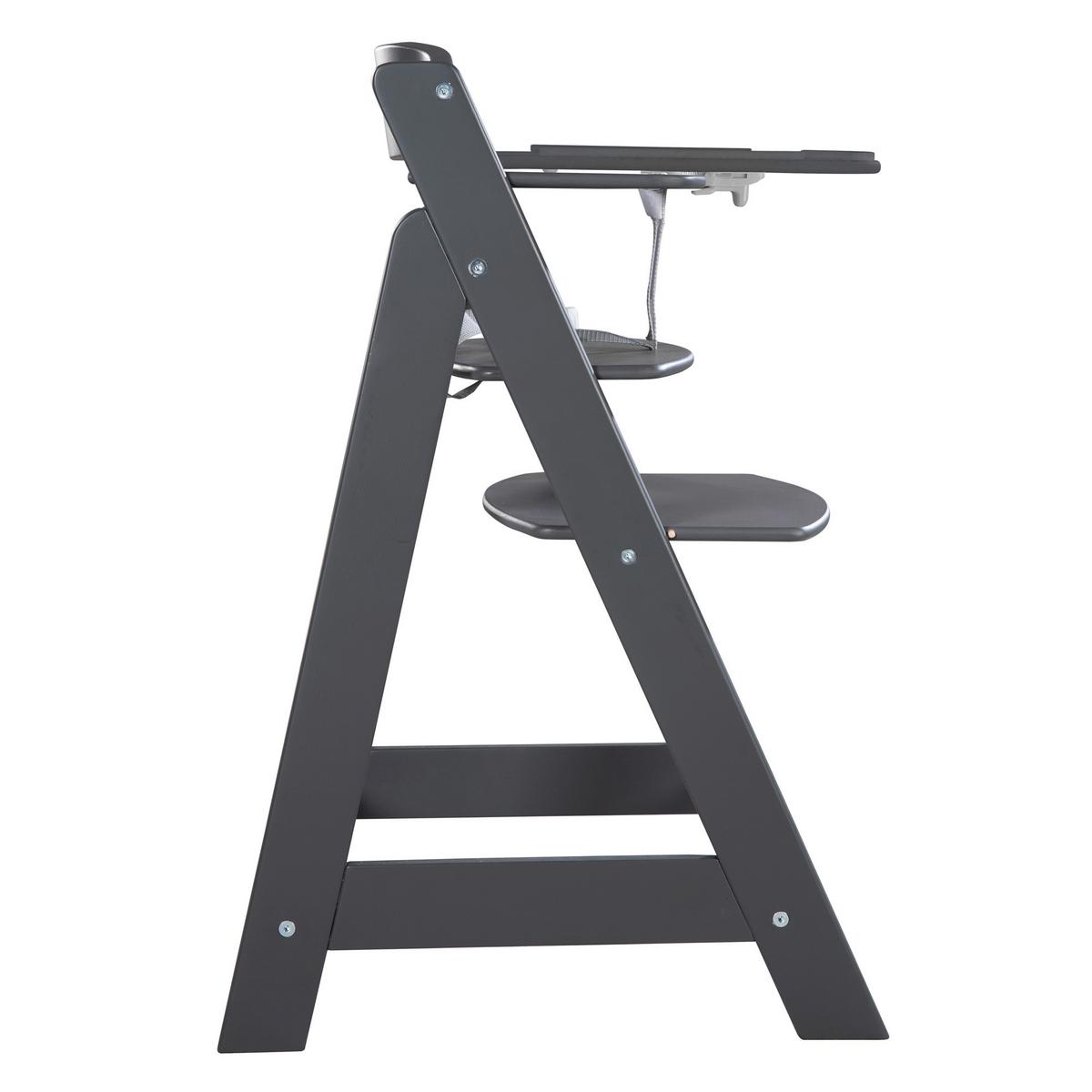 Essbrett mit Schutzkanten anthrazit - Anthrazit, Basics, Holzwerkstoff (42/2/40cm) - Roba