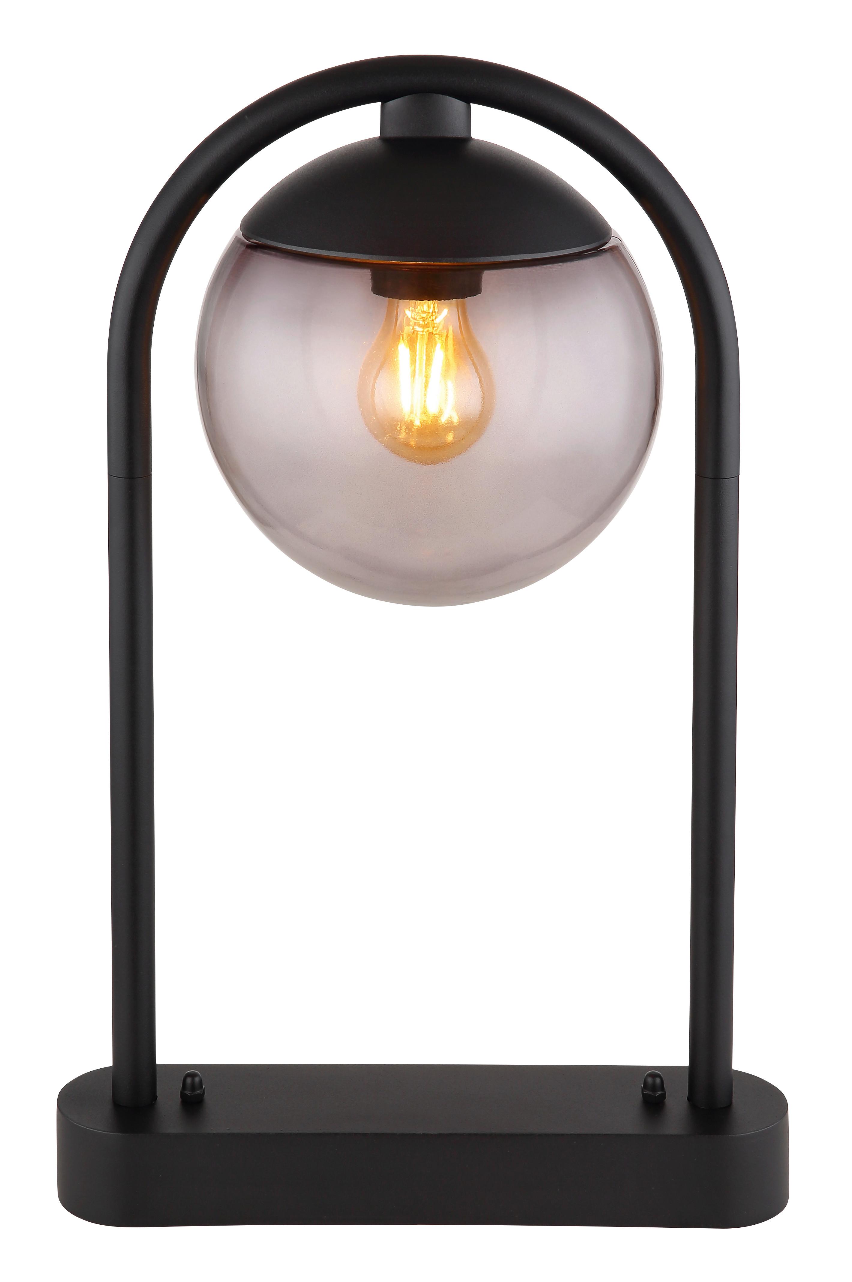 Außenwandleuchte 31812 - Schwarz, Basics, Glas/Metall (32/50cm) - Globo