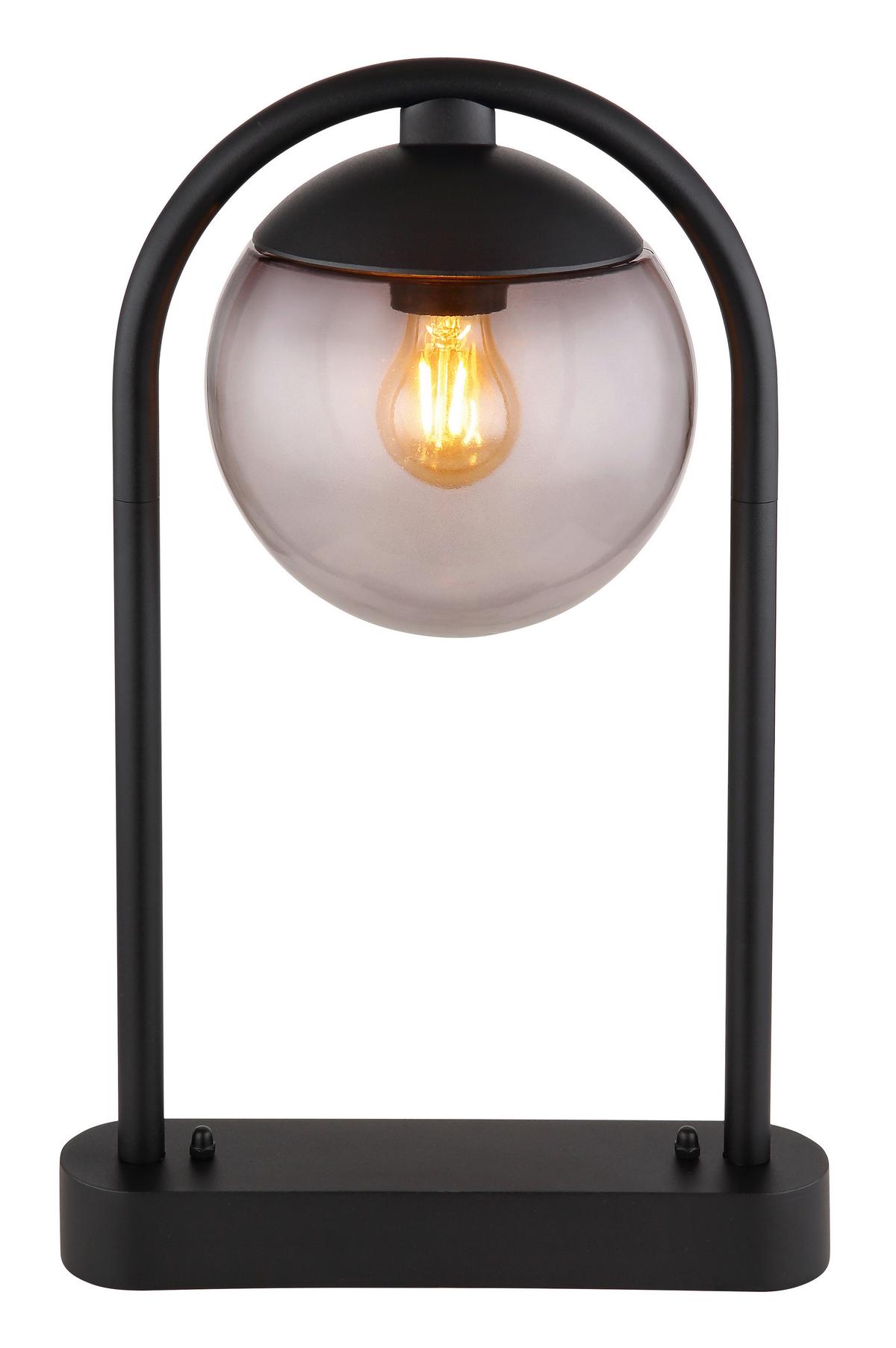 Außenwandleuchte 31812 - Schwarz, Basics, Glas/Metall (32/50cm) - Globo