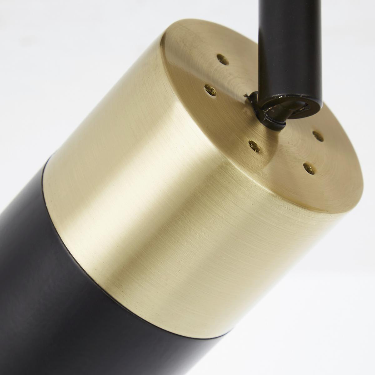 Deckenleuchte Maribel L: 76,5 Cm Schwenkbar - Messingfarben/Schwarz, Design, Metall (76,5/16,8/18cm) - Brilliant