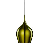 Pendelleuchte Vibrant H: 160 cm 1-Flammig, höhenverstellbar - Grün, Design, Metall (26/160cm)