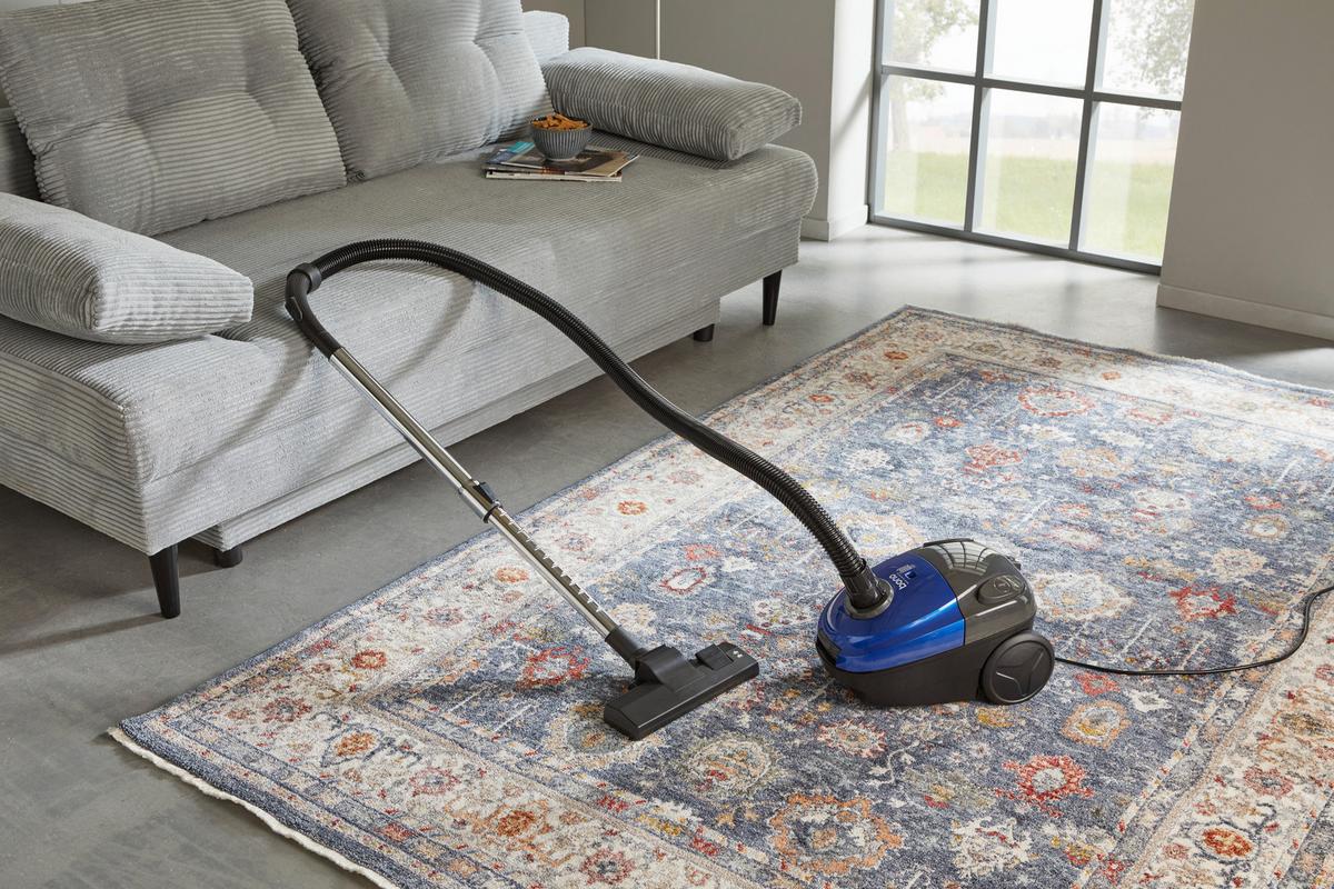 Staubsauger mit Beutel, Ravel +passende Filter 800w - Blau/Anthrazit, LIFESTYLE, Kunststoff/Metall (34,5/23,9/25cm) - Bono