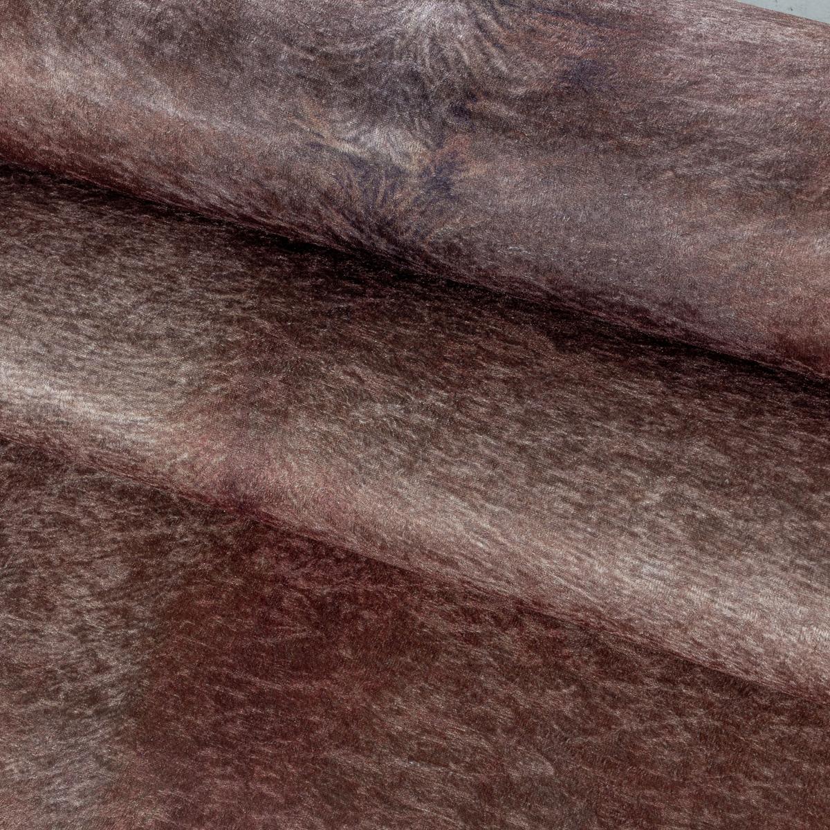 Fellteppich Etosha - Braun/Weiß, Design, Textil (100/135cm) - Novel