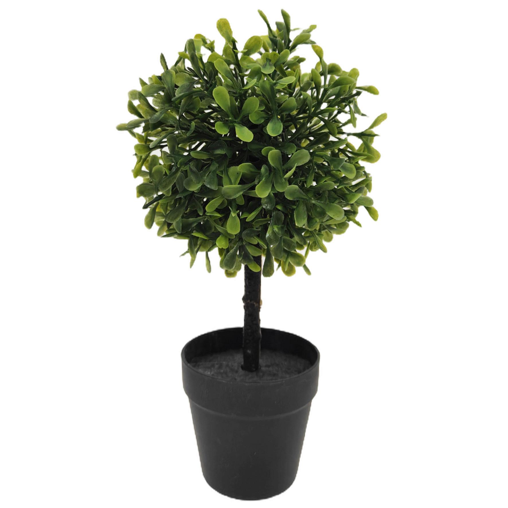 Dekobaum Elsa - Schwarz/Grün, KONVENTIONELL, Kunststoff (9/22cm) - Luca Bessoni