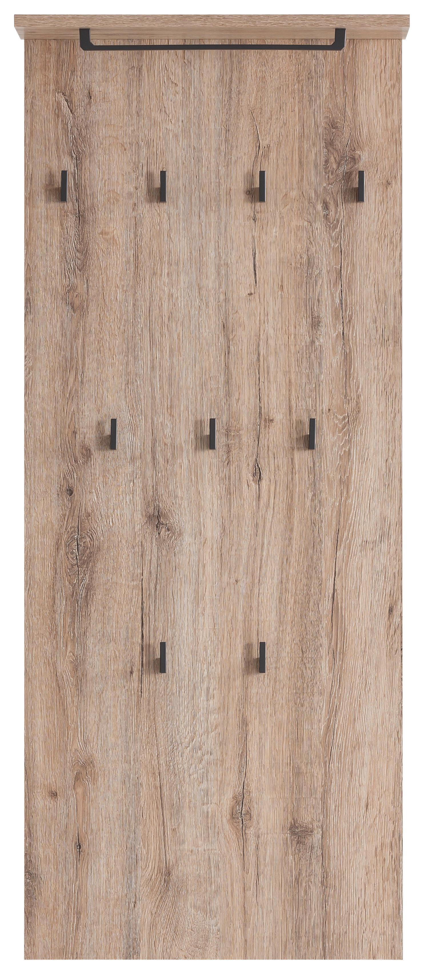 Garderobenpaneel Cosmo Wildeiche Dekor B: 50 cm - Wildeiche, Design, Holzwerkstoff (50/110,6/20,9cm) - MID.YOU