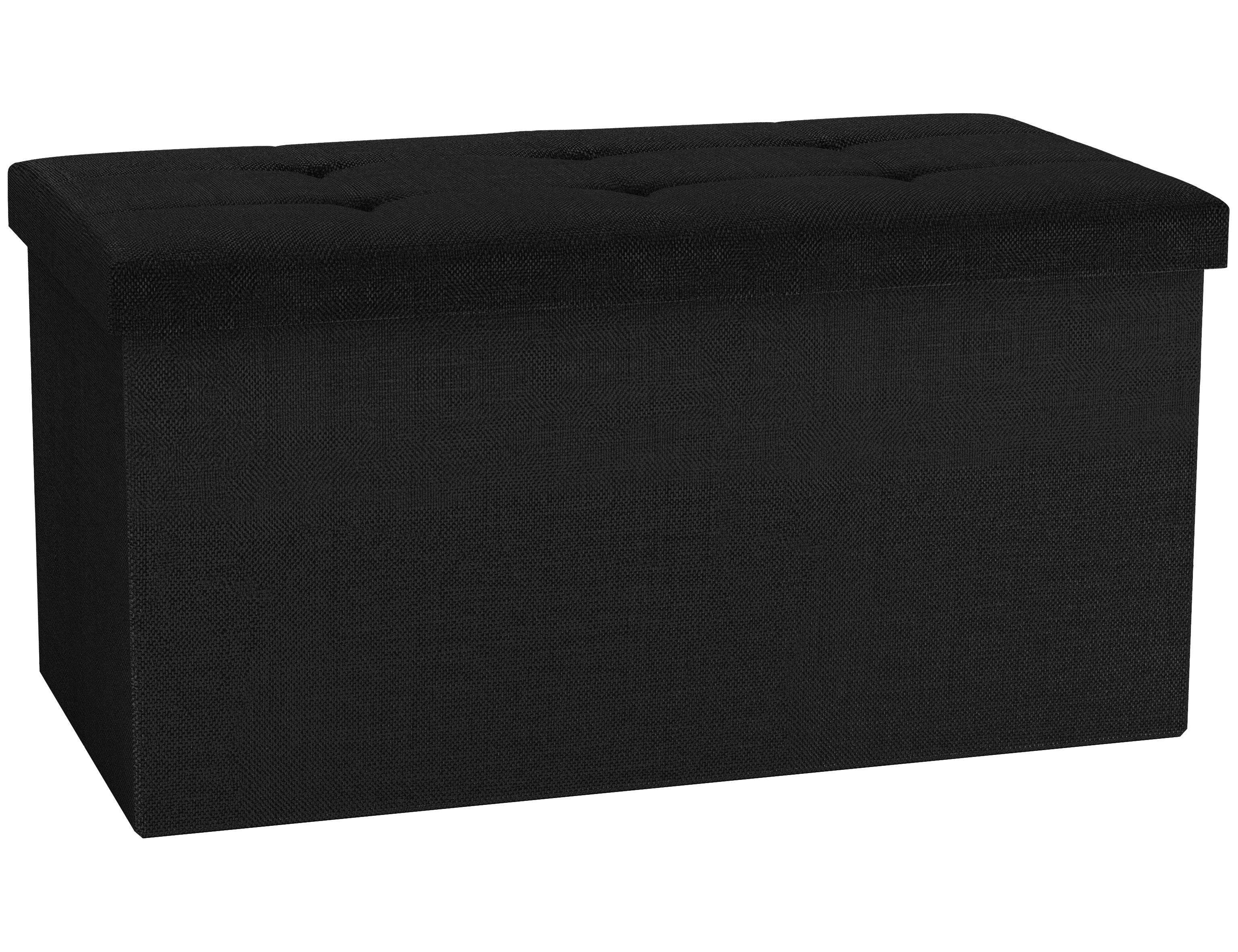 Sitzbox Boxas Anthrazit B: 76 Cm - Anthrazit, Basics, Holzwerkstoff/Kunststoff (76/38/38cm) - MID.YOU