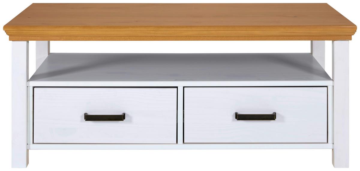 Couchtisch Maluno - Weiß, MODERN, Holz (120/60/49cm) - Livetastic
