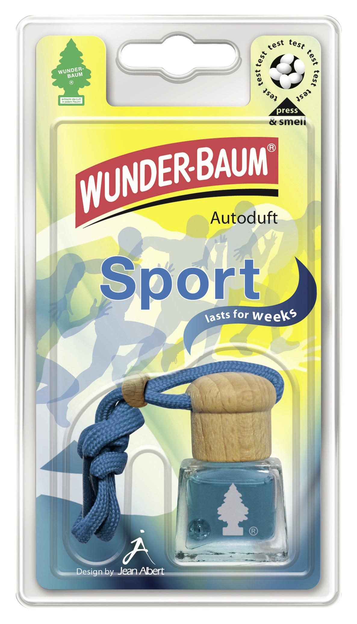 Lufterfrischer mit blauer Kordel